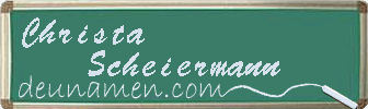 Christa Scheiermann Visitenkarte